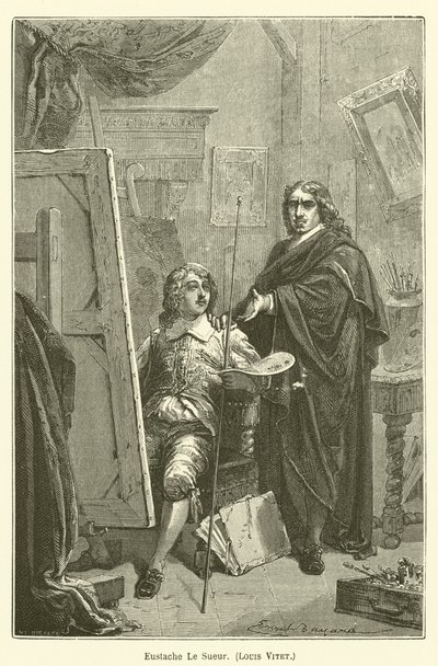 Eustache Le Sueur, Louis Vitet da after Emile Antoine Bayard