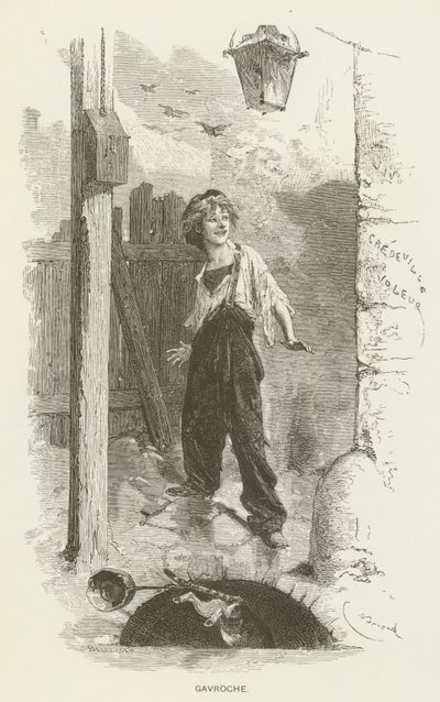 Gavroche da after Emile Antoine Bayard