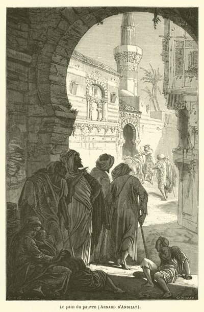 Il pane del povero da after Emile Antoine Bayard