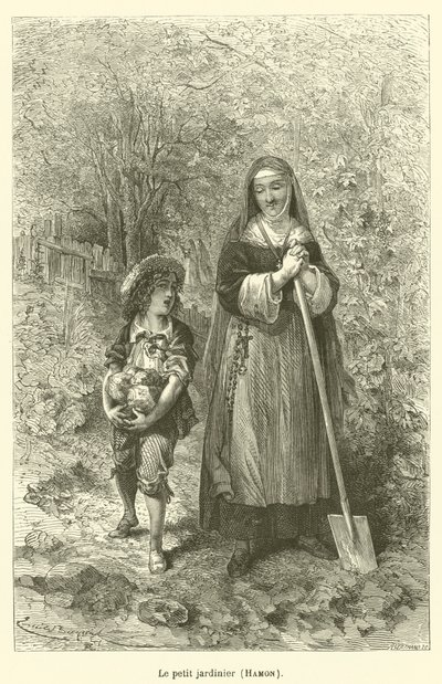 Il piccolo giardiniere, Hamon da after Emile Antoine Bayard