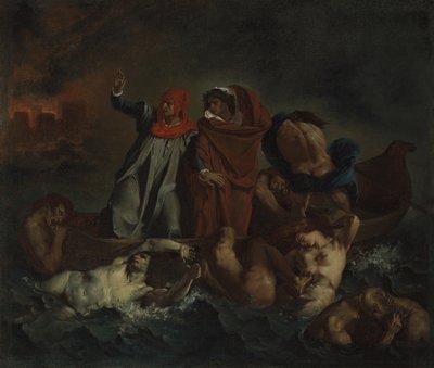 Corteccia di Dante da after Eugène Delacroix