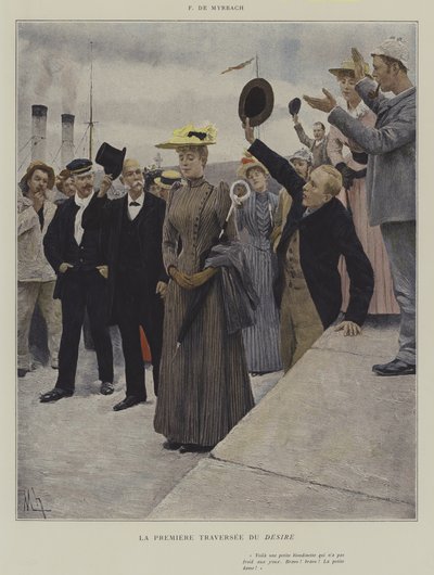 La Prima Traversata del Desiderio da after Felicien baron de Myrbach Rheinfeld