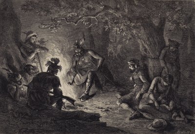 Prigionieri dalla valle del Wyoming da after Felix Octavius Carr Darley
