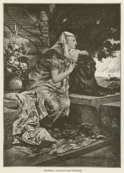 Rodopi, la principessa egiziana da after Ferdinand Keller