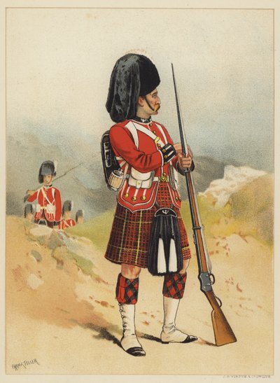 79º, Queens Own Cameron Highlanders da after Frank Feller