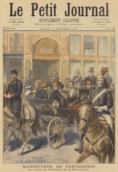 Il presidente Casimir-Perier di ritorno dalle manovre dell