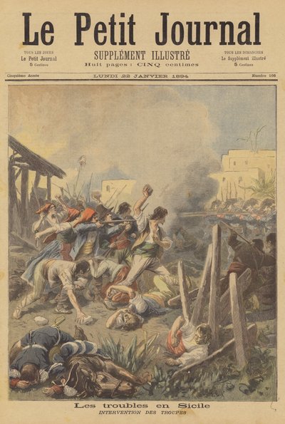 Disordini in Sicilia da after Frederic Theodore Lix