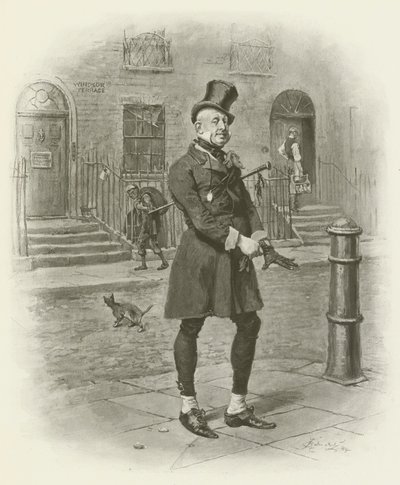 Mr Micawber da after Frederick Barnard