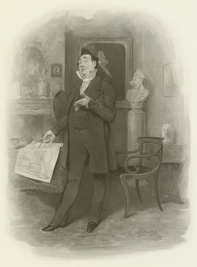 Mr Pecksniff da after Frederick Barnard