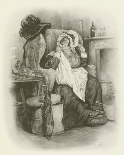 Mrs Gamp da after Frederick Barnard