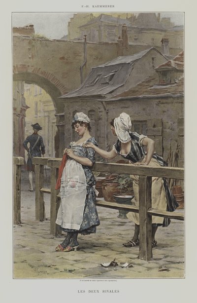 Le Due Rivali da after Frederik Hendrik Kaemmerer