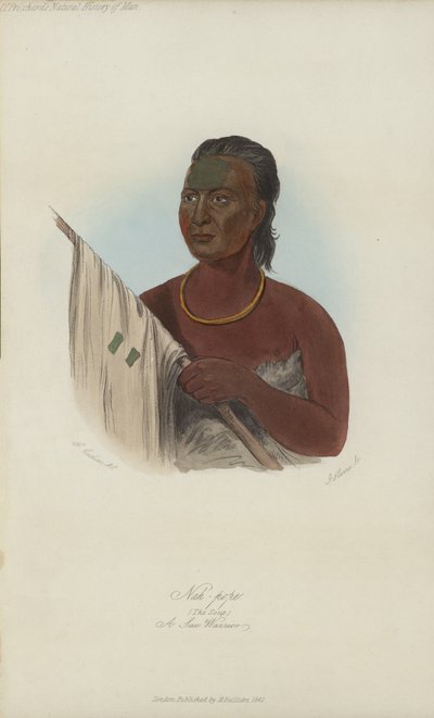 Nah-pope, La zuppa, un guerriero Sac da after George Catlin