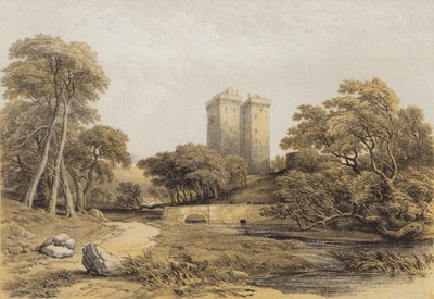 Castello di Borthwick da after George Cattermole