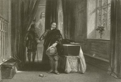 Cromwell osserva il corpo di Carlo I, un