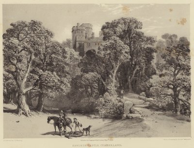 Castello di Naworth, Cumberland da after George Cattermole