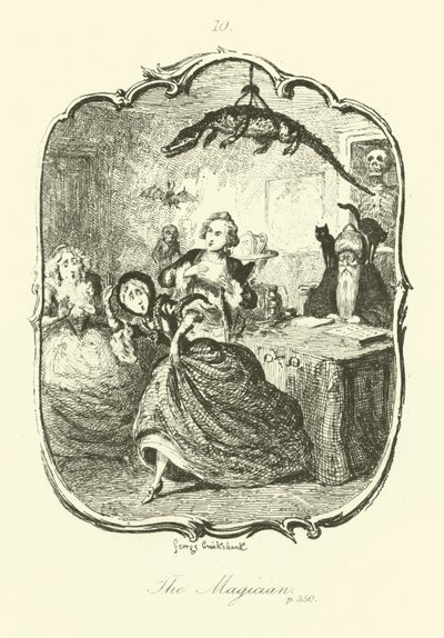 Illustrazione per Peregrine Pickle di Tobias Smollett da after George Cruikshank