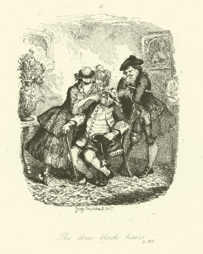 Illustrazione per Peregrine Pickle di Tobias Smollett da after George Cruikshank