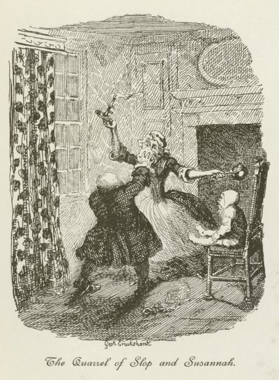 Illustrazione per Tristram Shandy da after George Cruikshank