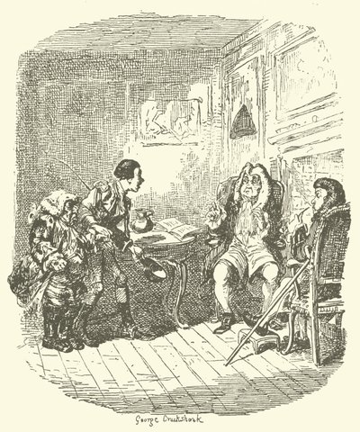 Illustrazione per Tristram Shandy da after George Cruikshank