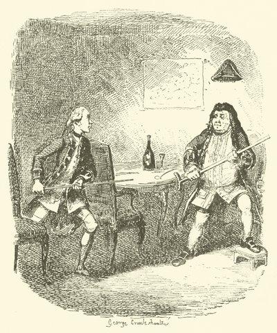 Illustrazione per Tristram Shandy da after George Cruikshank