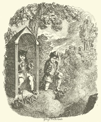 Illustrazione per Tristram Shandy da after George Cruikshank