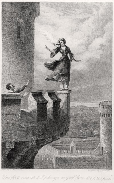 Rebecca, da Ivanhoe di Walter Scott da after George Cruikshank
