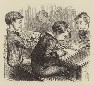 La lettera a casa da after George Housman Thomas