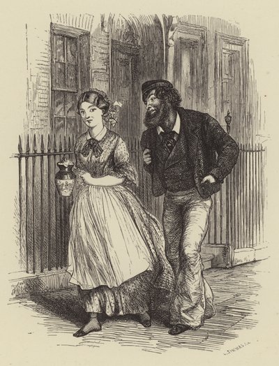 La ballata di Eliza Davis di W M Thackeray da after George Housman Thomas