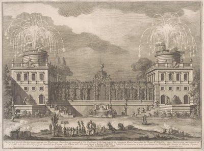 La Seconda Macchina per la Chinea del 1763: La Vendemmia da after Giuseppe Palazzi Giuseppe Vasi after Paolo Posi