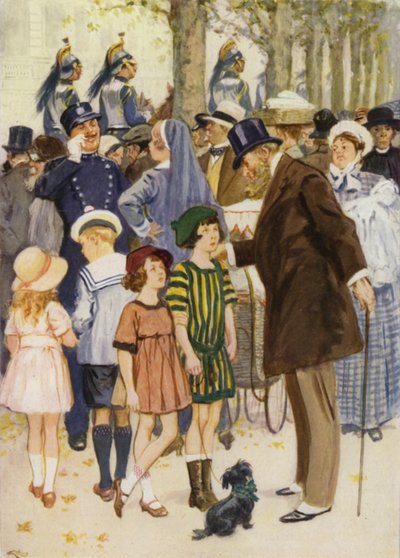 Una strada di Parigi da after Gordon Frederick Browne