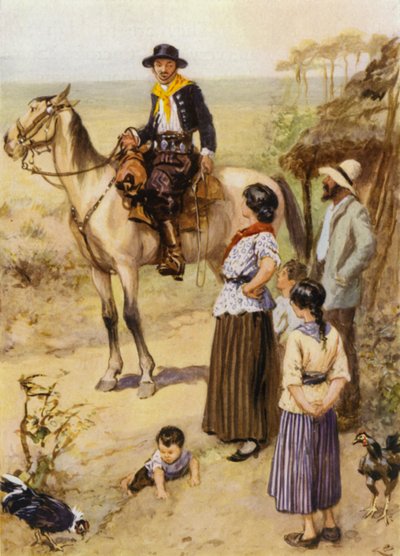 Gente del Sud America da after Gordon Frederick Browne