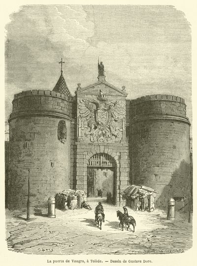 La Puerta de Visagra, Toledo da Gustave after Dore