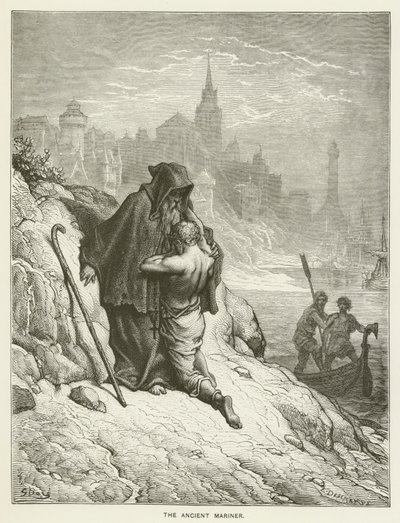 Il vecchio marinaio da Gustave after Dore