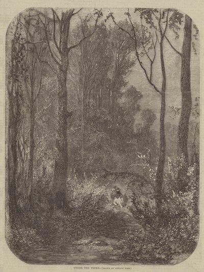 Sotto gli alberi da Gustave after Dore