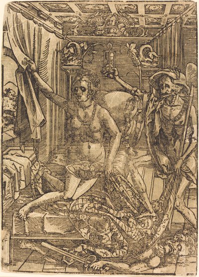 La morte e la cortigiana da after Hans Sebald Beham