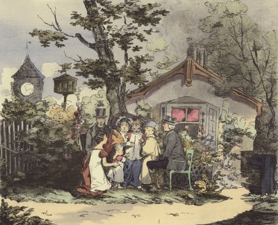 Un ministro e la sua famiglia da after Henri Bonaventure Monnier