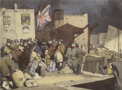 Un porto del sud da after Henri Bonaventure Monnier
