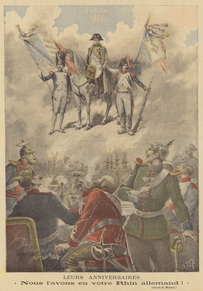 25º anniversario della Guerra Franco-Prussiana da after Henri Meyer