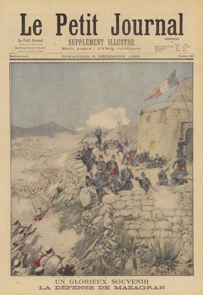 Un ricordo glorioso. La difesa di Mazagran da after Henri Meyer