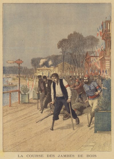 Corsa degli amputati da after Henri Meyer