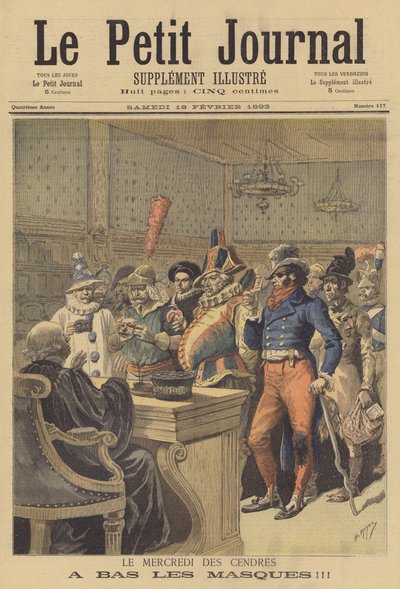 Mercoledì delle Ceneri. Giù le maschere da after Henri Meyer