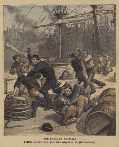 Ai Docks di Millwall da after Henri Meyer