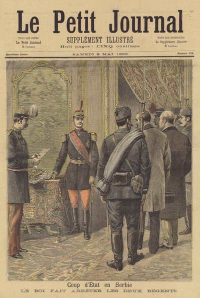 Colpo di stato in Serbia da after Henri Meyer