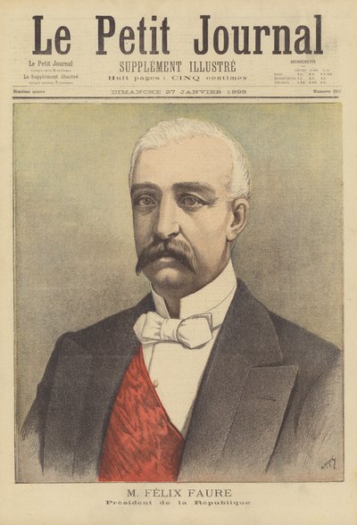 Félix Faure, presidente della Repubblica Francese da after Henri Meyer