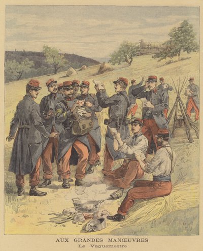 Manovre militari francesi da after Henri Meyer