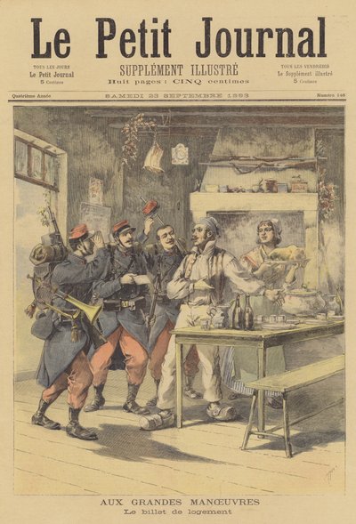 Manovre militari francesi da after Henri Meyer