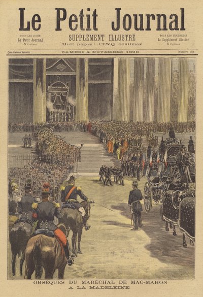 Funerale del Maresciallo MacMahon da after Henri Meyer