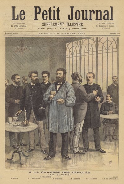 Nel bar della Camera dei Deputati da after Henri Meyer