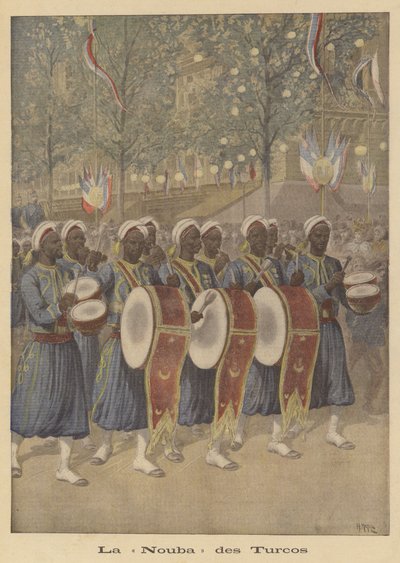 Banda musicale dei tirailleurs coloniali (Turcos) da after Henri Meyer