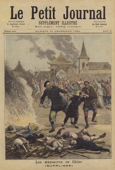 Massacri in Cina da after Henri Meyer